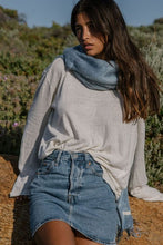 Load image into Gallery viewer, Shawl / Wrap / Scarf-Denim
