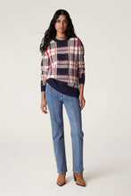 Load image into Gallery viewer, Merino Check Jumper-Red Check
