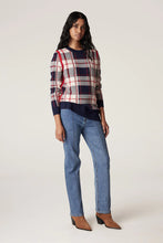 Load image into Gallery viewer, Merino Check Jumper-Red Check