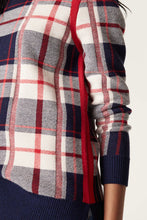 Load image into Gallery viewer, Merino Check Jumper-Red Check
