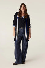 Load image into Gallery viewer, Tribeca Merino Cardigan-Midnight Navy