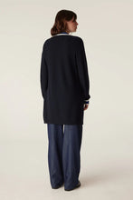 Load image into Gallery viewer, Tribeca Merino Cardigan-Midnight Navy