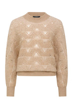 Load image into Gallery viewer, Cashwool Batwing Jumper-Latte