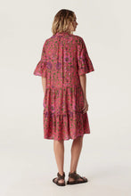 Load image into Gallery viewer, Balmoral Tiered Dress-Pink Floral