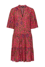 Load image into Gallery viewer, Balmoral Tiered Dress-Pink Floral