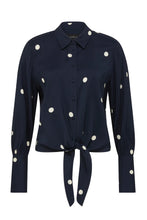 Load image into Gallery viewer, Muse Blouse-Navy Spot