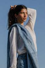 Load image into Gallery viewer, Shawl / Wrap / Scarf-Denim
