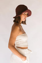 Load image into Gallery viewer, Peggie Bucket Hat-Merlot