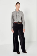 Load image into Gallery viewer, The Florence Blouse-Micro Houndstooth