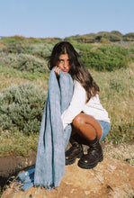 Load image into Gallery viewer, Shawl / Wrap / Scarf-Denim