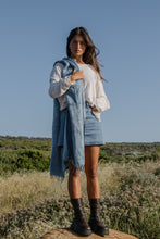 Load image into Gallery viewer, Shawl / Wrap / Scarf-Denim