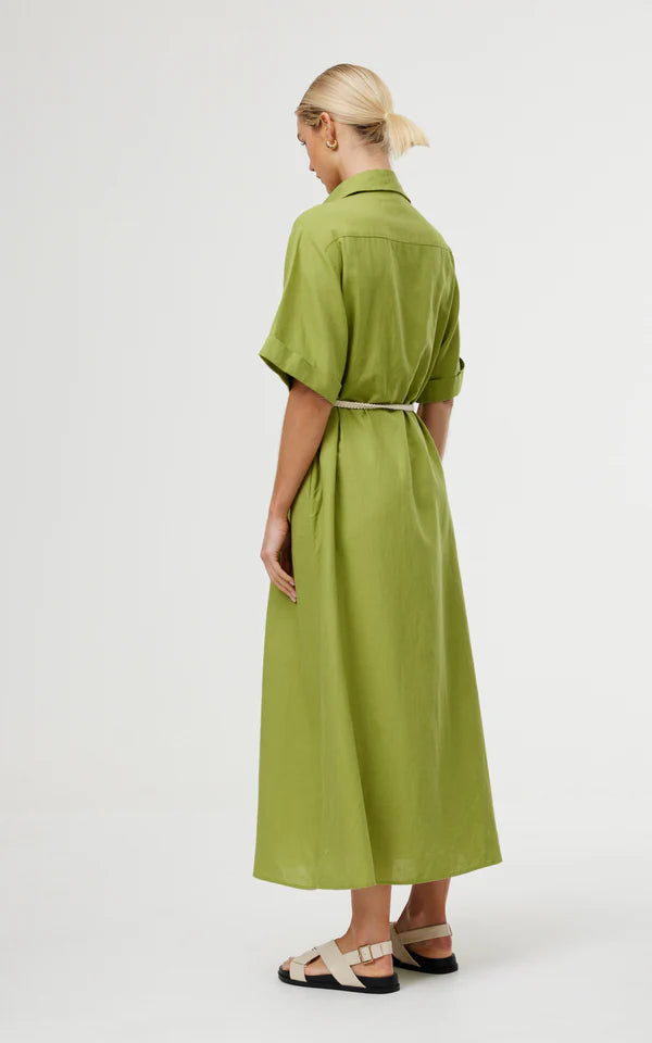 Kinney Emelia Dress-Kiwi – Truly Boutique Gisborne