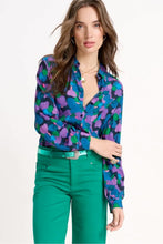 Load image into Gallery viewer, Blouse-Mila Brushwork Lilac