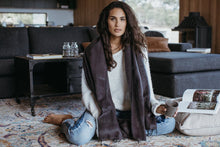 Load image into Gallery viewer, Scarf-Charcoal