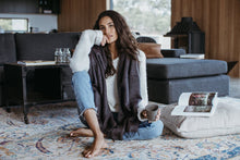 Load image into Gallery viewer, Scarf-Charcoal