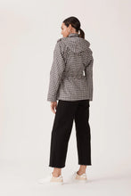 Load image into Gallery viewer, Bonn Raincoat-Houndstooth Print