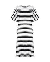 Load image into Gallery viewer, Emily Dress-Black Rock Stripe