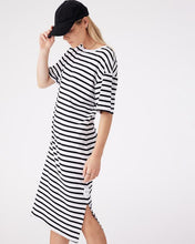 Load image into Gallery viewer, Emily Dress-Black Rock Stripe