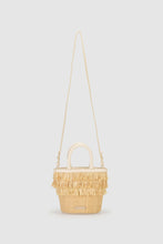 Load image into Gallery viewer, Blanca Raffia Fringe Mini Bag-Natural