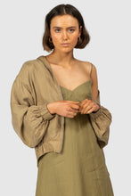 Load image into Gallery viewer, Salvador Monogram Bomber Khaki