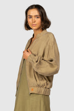 Load image into Gallery viewer, Salvador Monogram Bomber Khaki