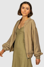 Load image into Gallery viewer, Salvador Monogram Bomber Khaki