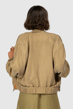Load image into Gallery viewer, Salvador Monogram Bomber Khaki