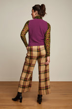 Load image into Gallery viewer, Marlene Cropped Pants Dreamer Check-Pine Green