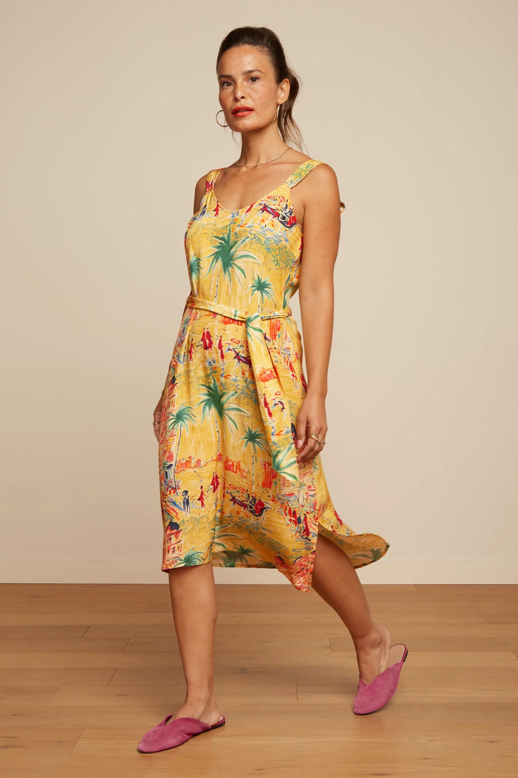 Lenny Dress Serafini-Tuscan Yellow