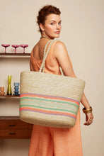 Load image into Gallery viewer, Straw Bag Bari-Sand