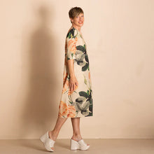 Load image into Gallery viewer, Roses Linen Romance Dress