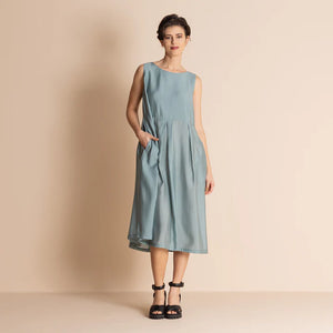 Bamboo Molly Slip Dress-Duck Egg Blue