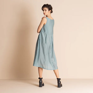 Bamboo Molly Slip Dress-Duck Egg Blue