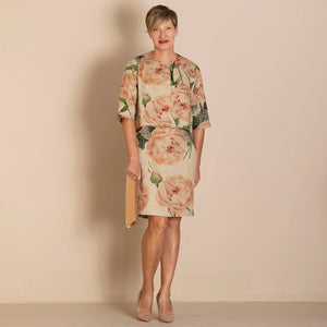 Roses Linen Shift