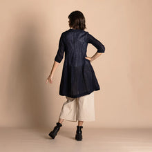 Load image into Gallery viewer, Muslin Dress Coat-French Navy