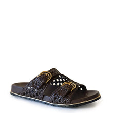 Load image into Gallery viewer, Holly Slide-Chocolate Woven PRE-ORDER