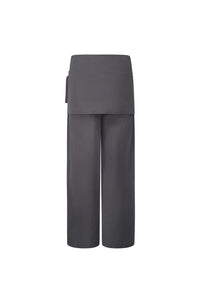 Fifi Layered Trouser-Taupe