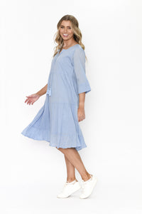 Amber Dress Solid-Cherry