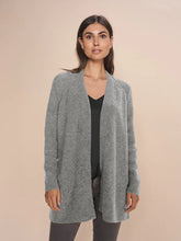 Load image into Gallery viewer, Thora Long Cardigan-Grey Melange