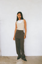 Load image into Gallery viewer, Millie Double Layer Tank-Sand/White