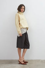 Load image into Gallery viewer, Crochet Triangle Scarf-Cream