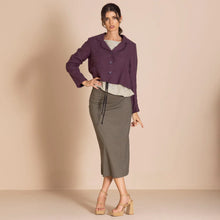 Load image into Gallery viewer, Lulu Tailored Birdie Jacket-Raisin