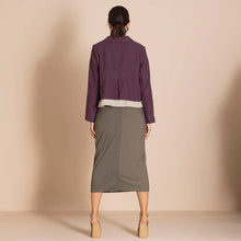 Load image into Gallery viewer, Lulu Tailored Birdie Jacket-Raisin