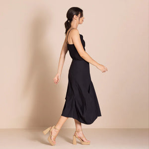 Pima Origami Skirt-Black