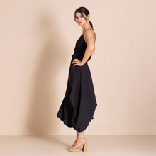 Load image into Gallery viewer, Pima Origami Skirt-Black
