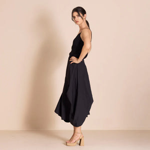 Pima Origami Skirt-Black
