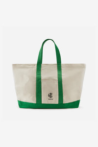 CPD Classico XL Tote-Green/Cream