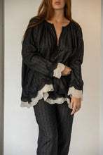 Load image into Gallery viewer, Owen Blouse-Black/Off White