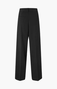 Fique Straight Trousers-Black