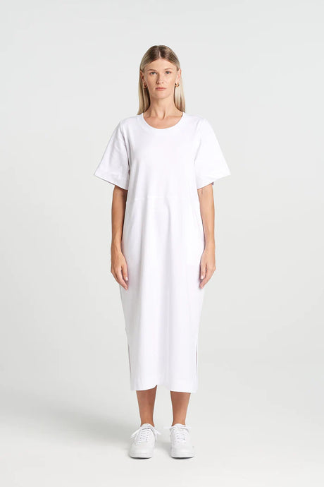 Revel Dress-White